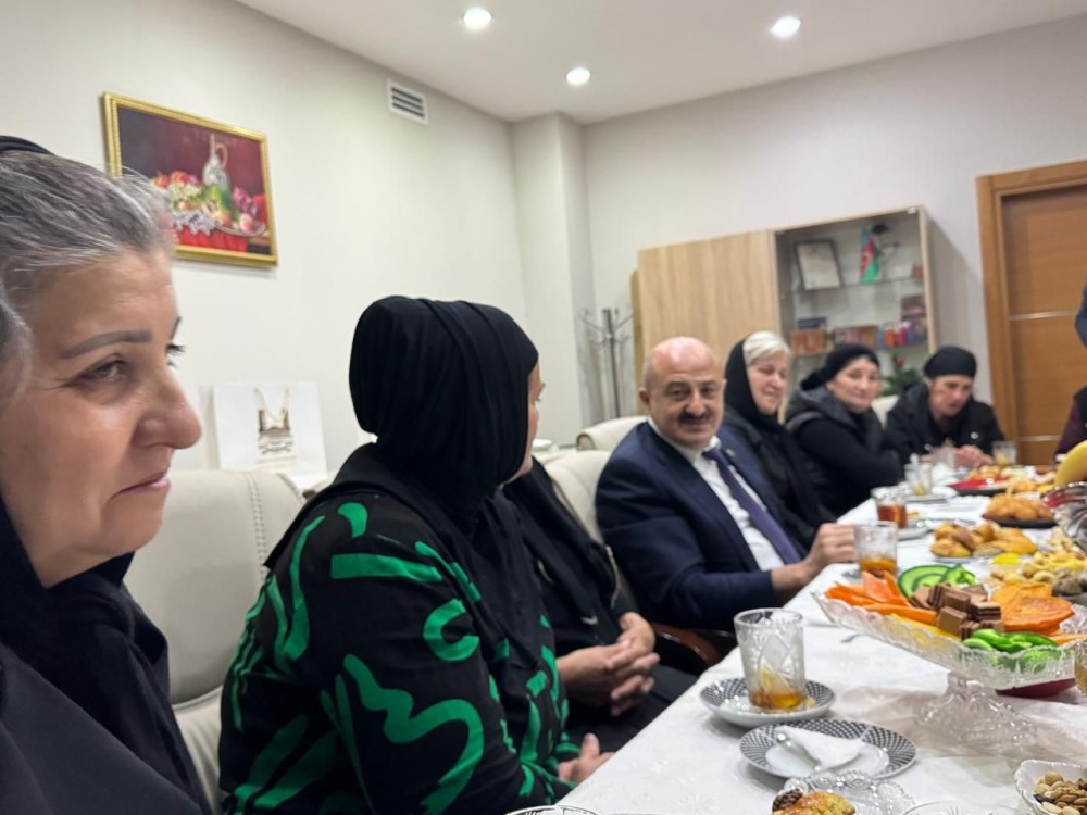 Asif Əsgərovun şəhid ailələri ilə görüşləri davam edir -FOTOLAR