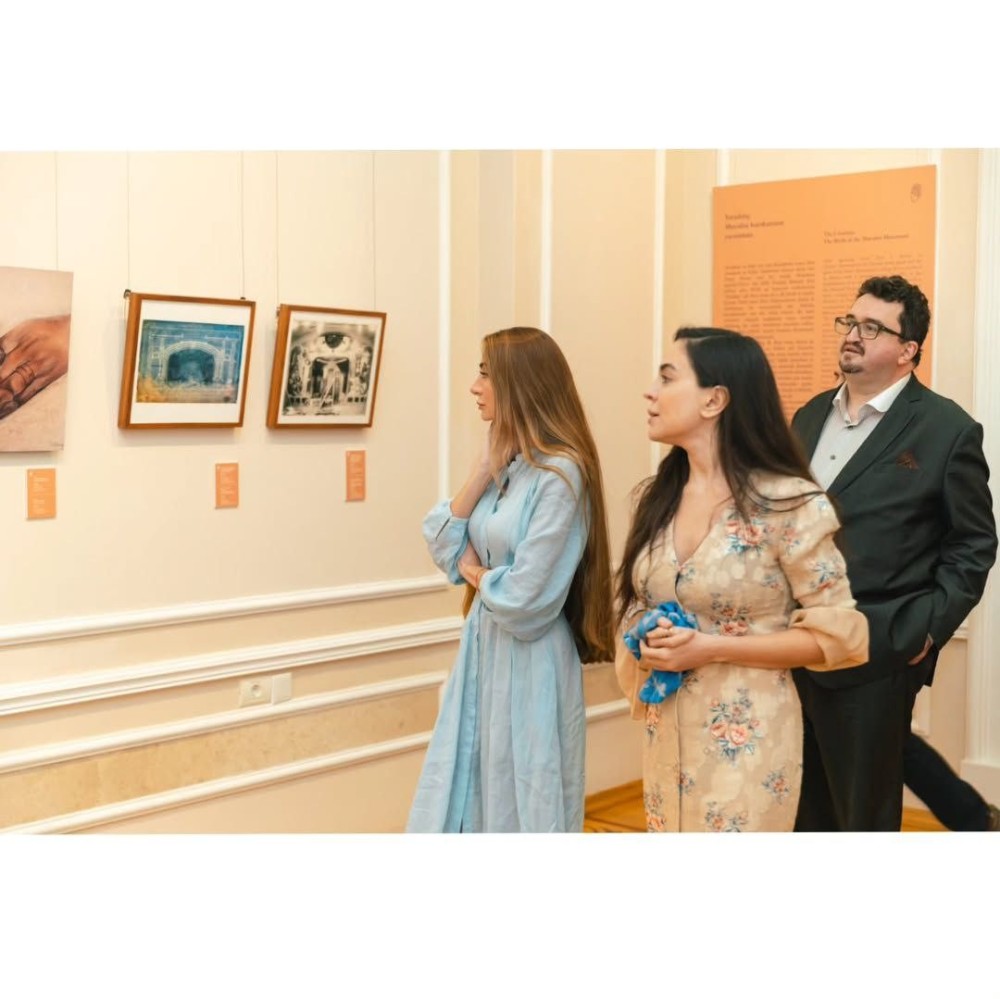 Arzu Əliyeva Milli İncəsənət Muzeyindən paylaşım etdi -FOTOLAR