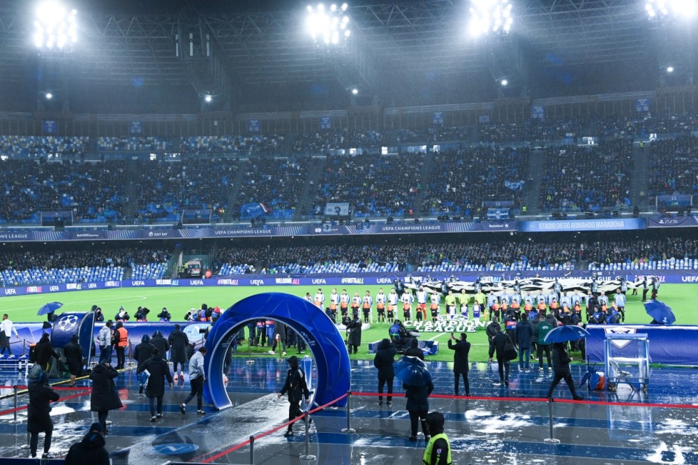 Nazir “Napoli” - “Qarabağ” oyununu stadiondan izləyib -FOTOLAR