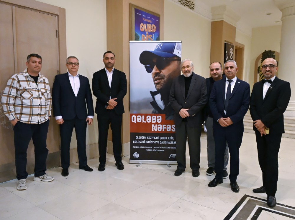 Nizami Kino Mərkəzində "Qələbə nəfəsi" sənədli filminin təqdimatı keçirilib.
