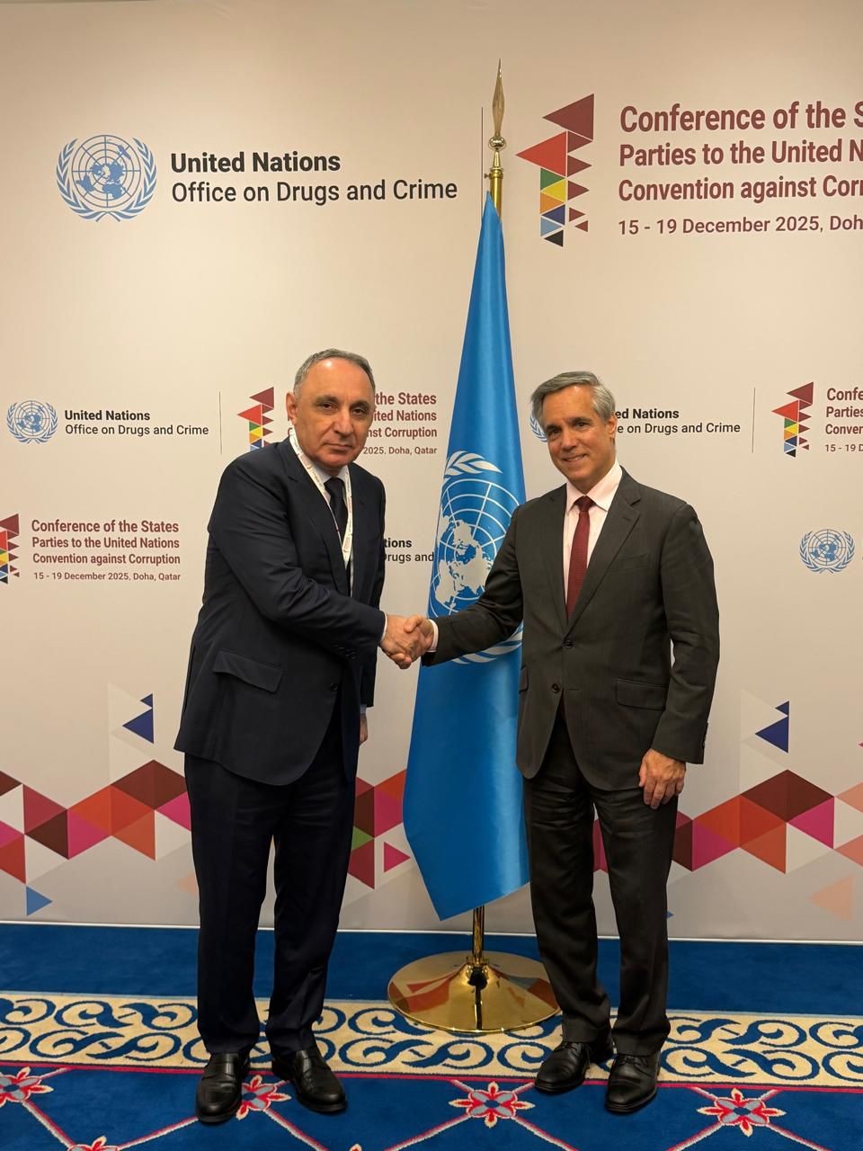 Baş prokuror xarici həmkarları ilə görüşlər keçirdi -FOTOLAR