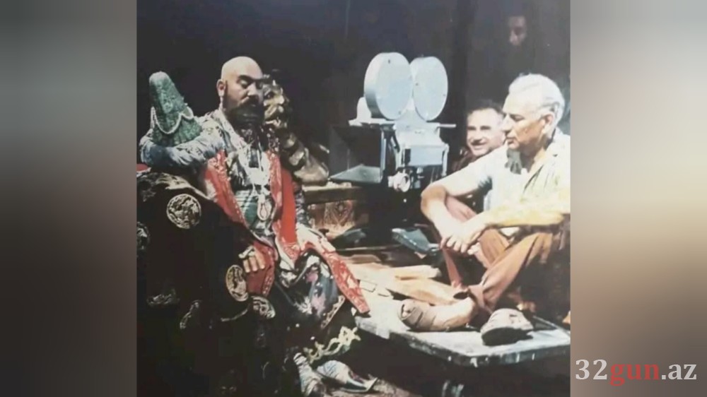 Azərbaycan kinosunun qızıl fondundan: Məşədi İbadın çəkiliş meydançasından nadir kadr