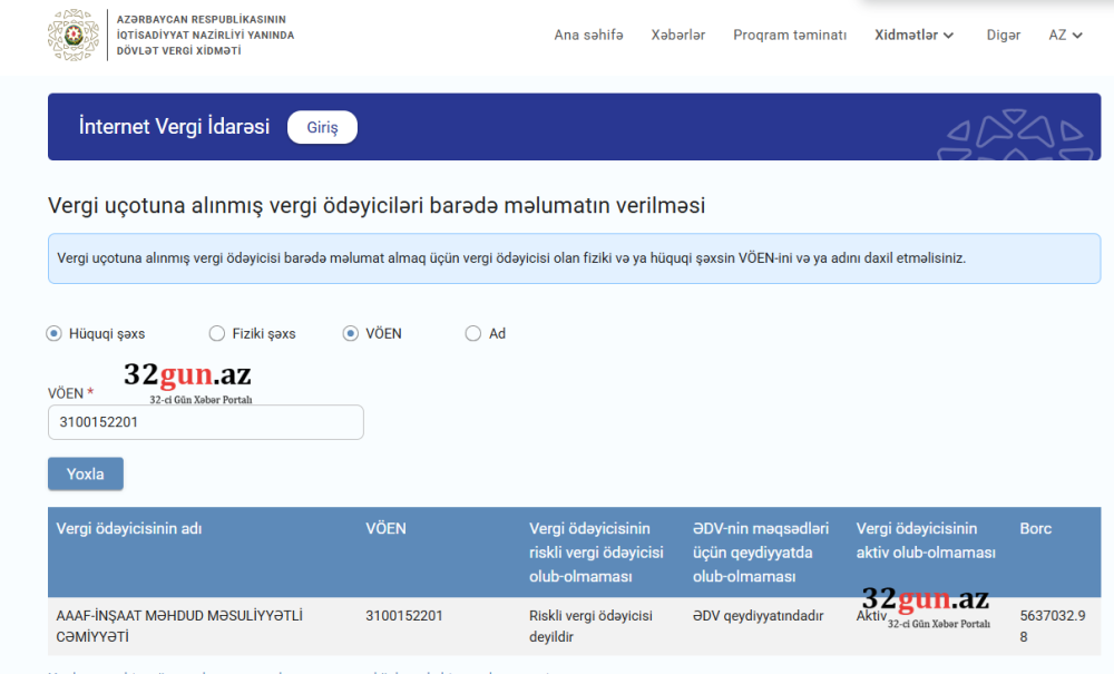 Tofiq Heydərovun "AAAF-İnşaat"-nın borcu 5,6 milyon manatdır+ FOTOFAKT