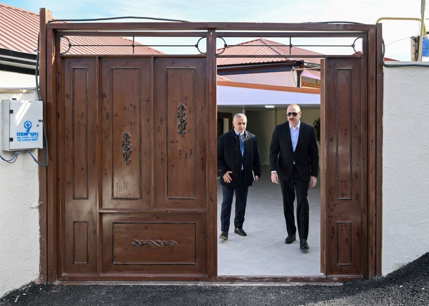 İlham Əliyev Xankəndidə -FOTOLAR