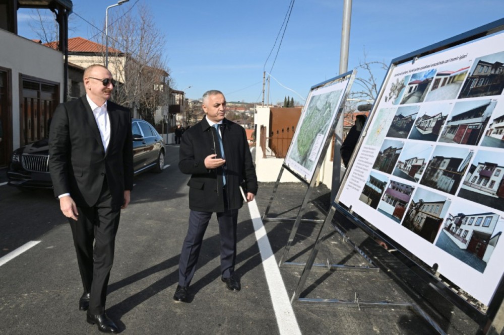 İlham Əliyev Xankəndidə -FOTOLAR