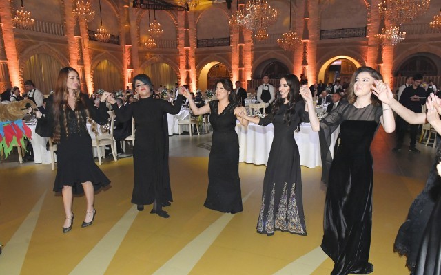 Leyla və Arzu Əliyeva idmançıların mükafatlandırma tədbirində