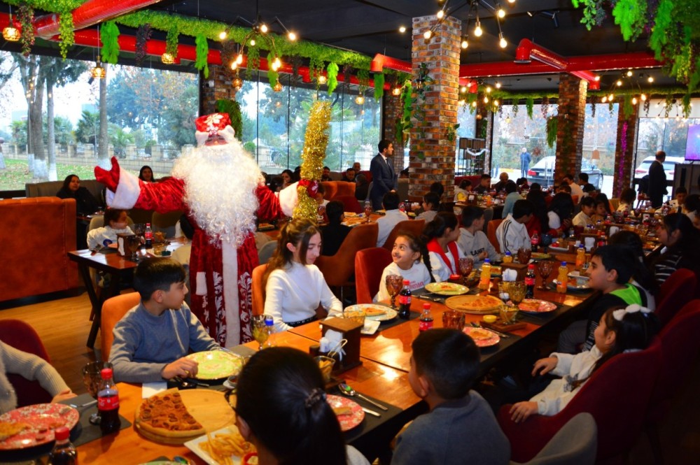 Ağstafada şəhid və qazi övladları üçün Yeni il şənlikləri təşkil olunub -FOTOLAR