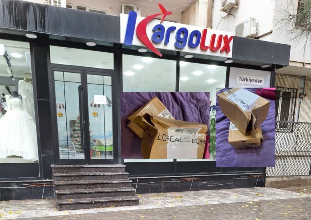 "Kargolux"la bağlı ciddi iddia: Bağlamalar açıq və yararsız vəziyyətdə müştərilərə təqdim olunur