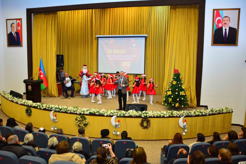 Ağstafada Yeni il münasibəti ilə bayram tədbiri keçirilib -FOTOLAR