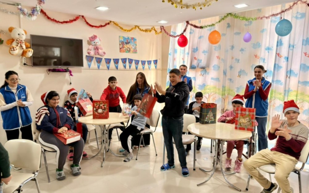 Leyla Əliyevanın təşəbbüsü ilə uşaqlar üçün Yeni il şənliyi keçirildi -